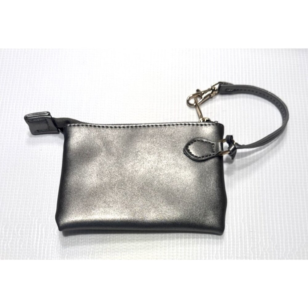 PurseN Zip Top Wristlet in Bronze with Gold Hardware - Picture 2 of 6